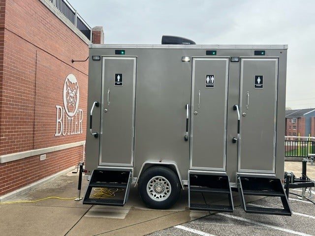 Portable Luxury Restroom Trailer in Indianapolis